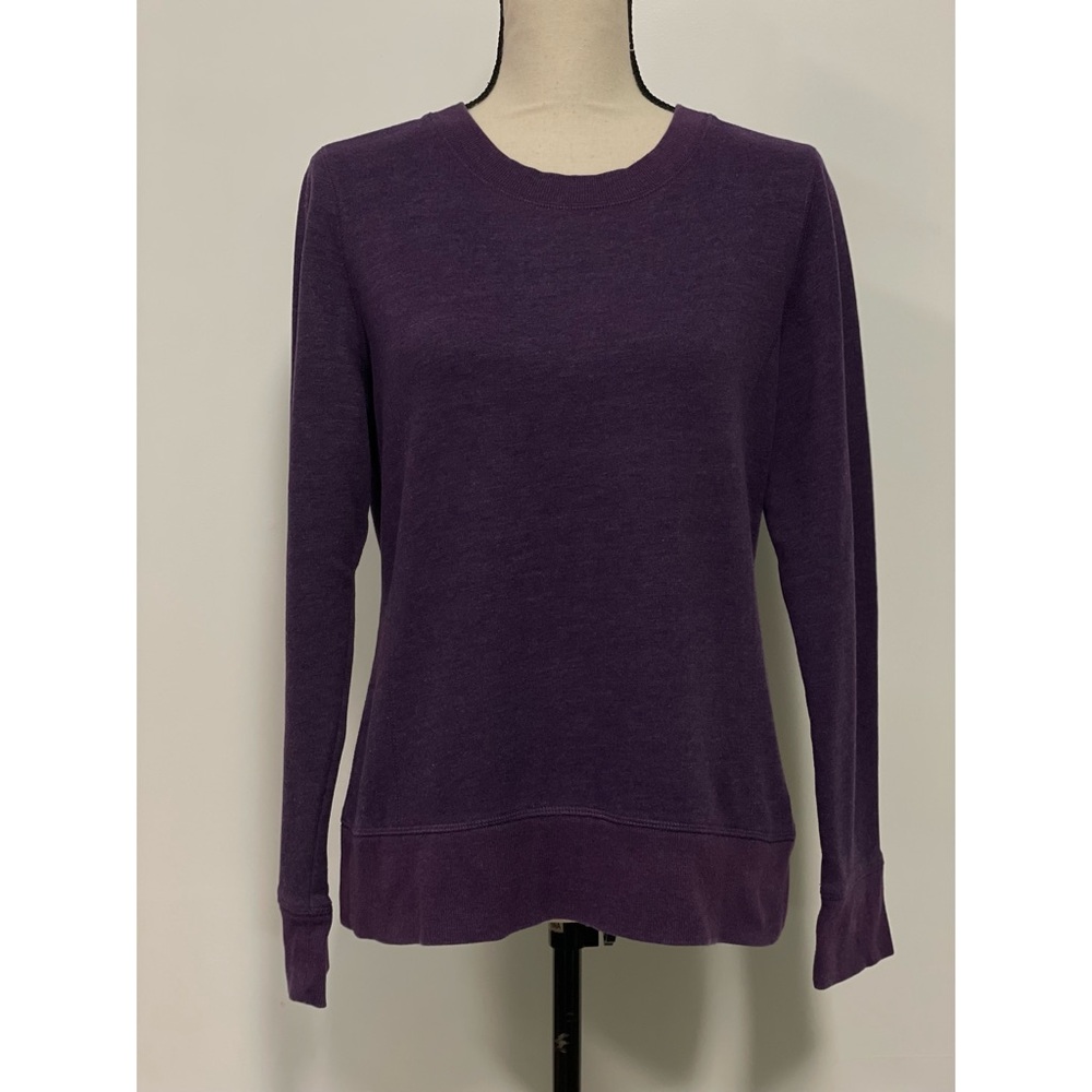 Tek Gear Pullover Crewneck Sweatshirt Purple Size M